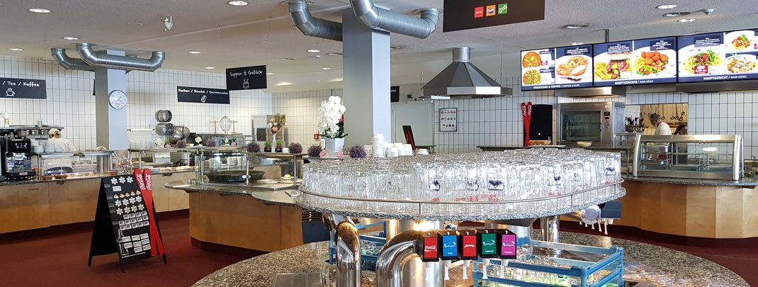 Das Eissee Restaurant ist ein Selbstbedienungsrestaurant.