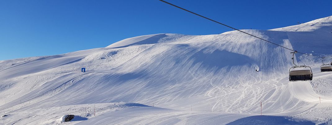 Herrliche Bedingungen zum Carven