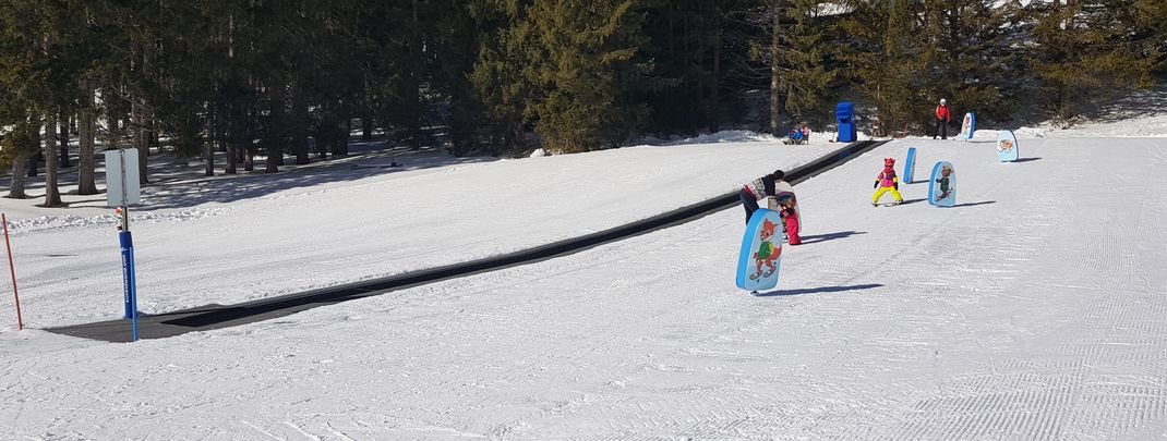 Free conveyor belt on the Thaneller slope