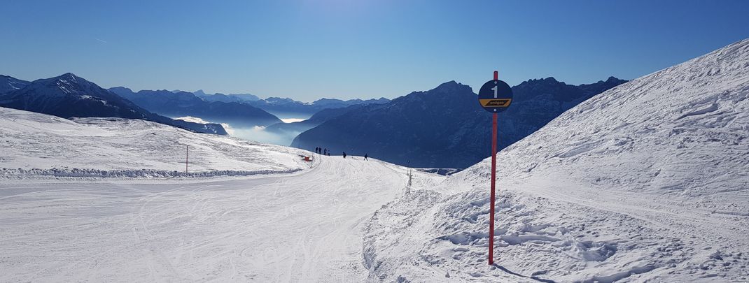 The ski areas in Lienz are very sunny.