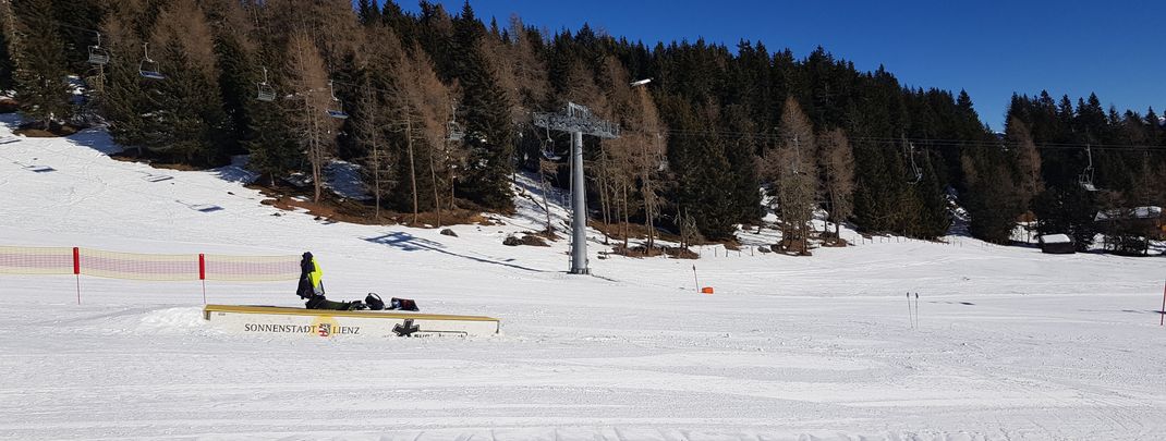 The small fun park is located next to the Wartschenbrunn chair lift.