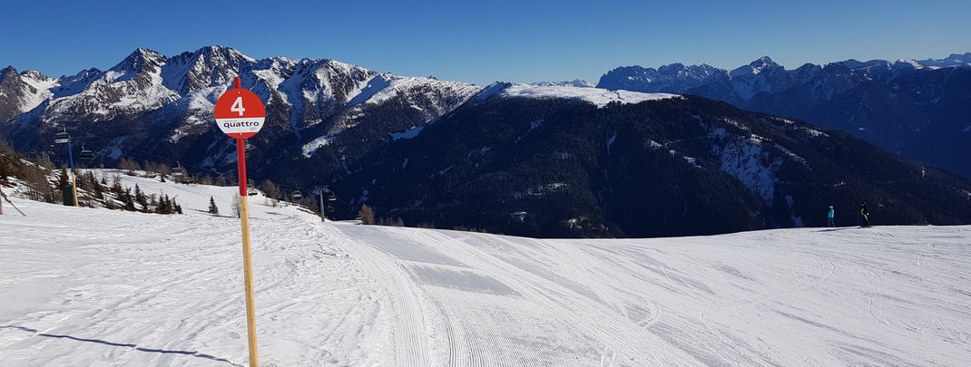Downhill run no. 4 runs along the Thurntaler chairlift.