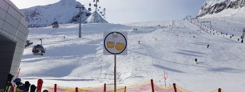 Seit 24. Dezember sind die Pisten am Kitzsteinhorn in Österreich wieder geöffnet.