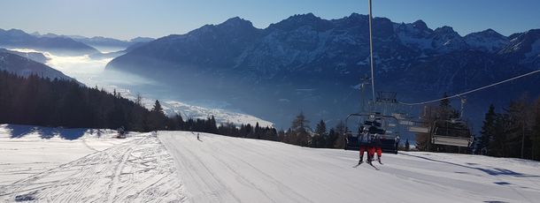 In Lienz there are no waiting times and plenty of space on the slopes.