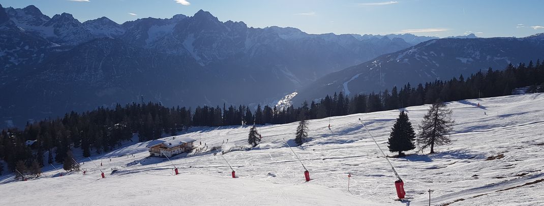 Lienz ist auch für seine Skihütten bekannt.