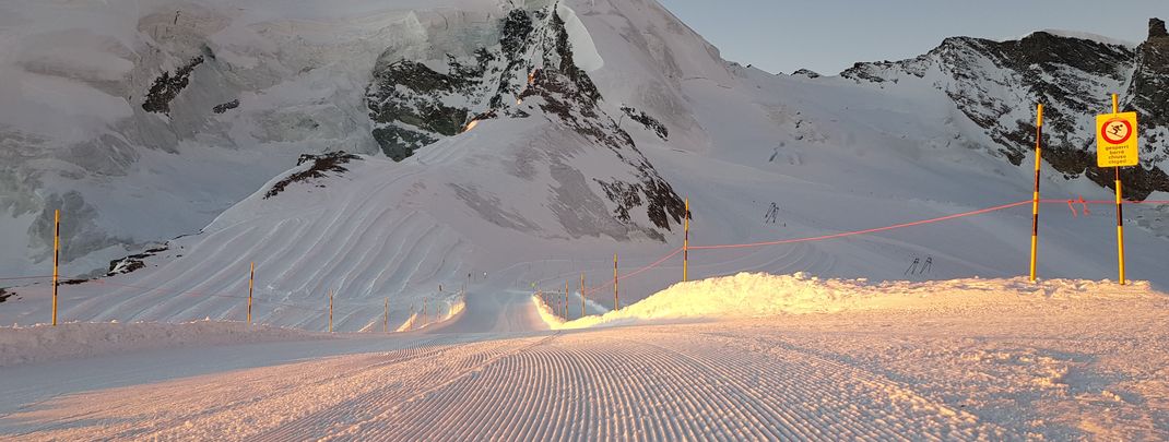 Das Skigebiet liegt auf bis zu 3.600 Metern.
