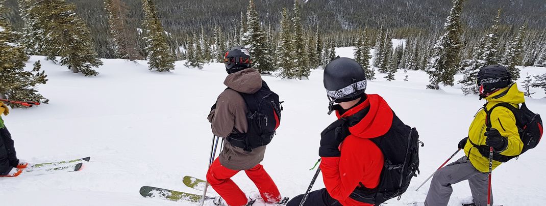 Fortgeschrittene Skifahrer haben in Castle Mountain sicher viel Spaß!