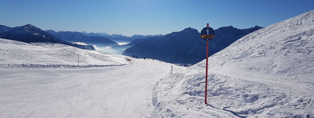 Die beiden Skigebiete in Lienz sind sehr sonnig.
