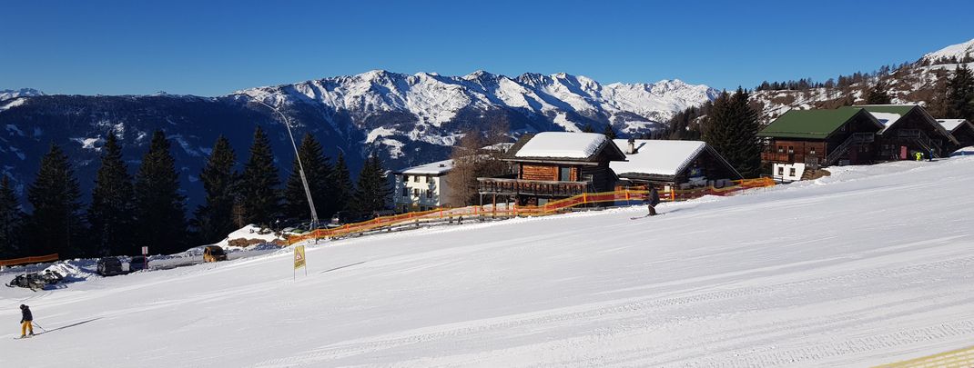 Die Pisten sind bestens gepflegt.