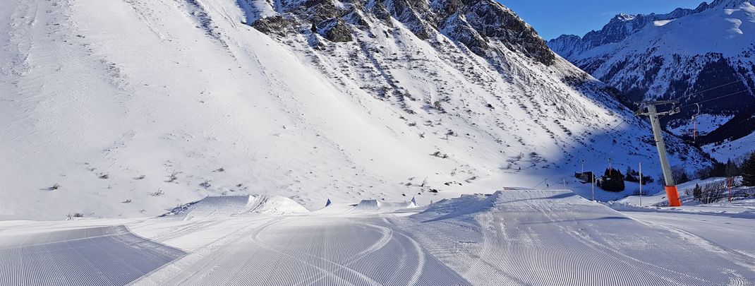 The action park is always perfectly shaped.