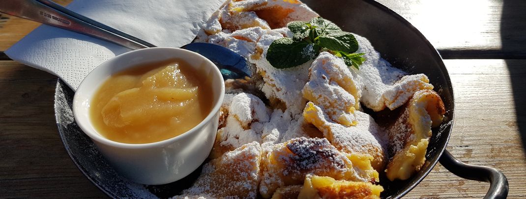 Kaiserschmarrn auf der Edelweißhütte