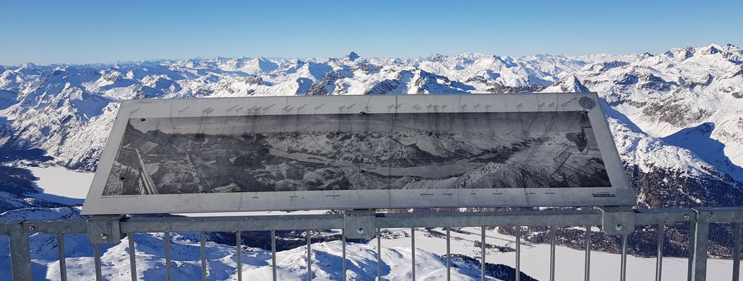 Viewing platform at Corvatsch