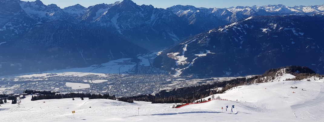 View from Zettersfeld over Lienz to Hochstein