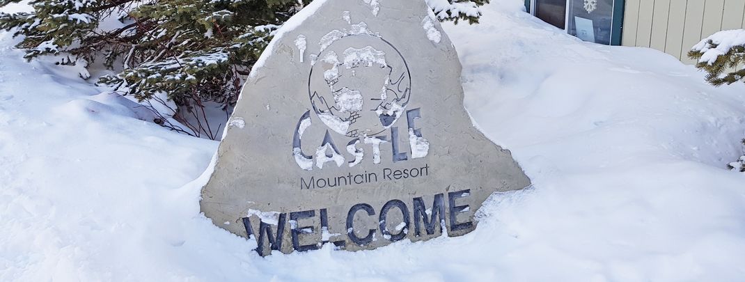Castle Mountain does not have snow-making facilities, and depends on fresh snow.