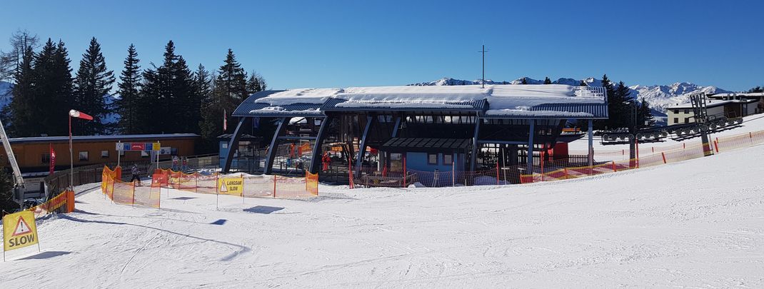 Talstation der 4er-Sesselbahn Steinermandl