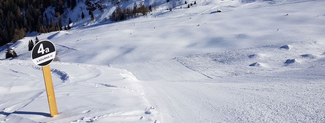 On the slopes 4a and 4b only experts should dare to ski.