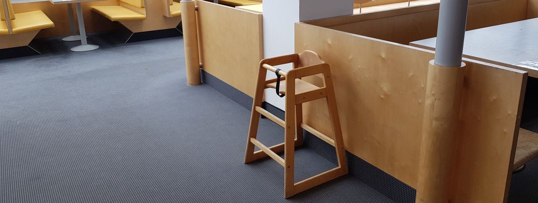 In the restaurant Eissee there are high chairs for the little guests.