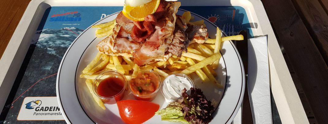 The portions in the Gadein restaurant are plentiful.