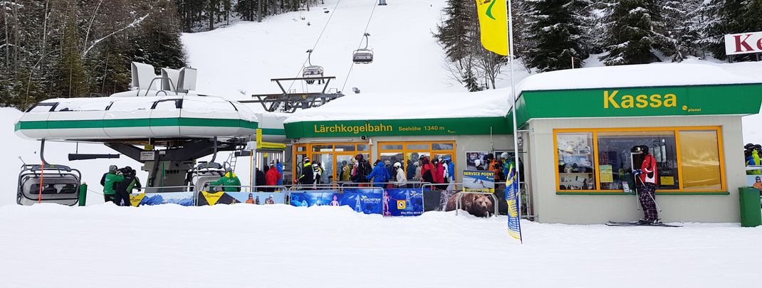 26 Jahre lang brachte der alte 4er-Sessel die Skifahrer zum Lärchkogel.