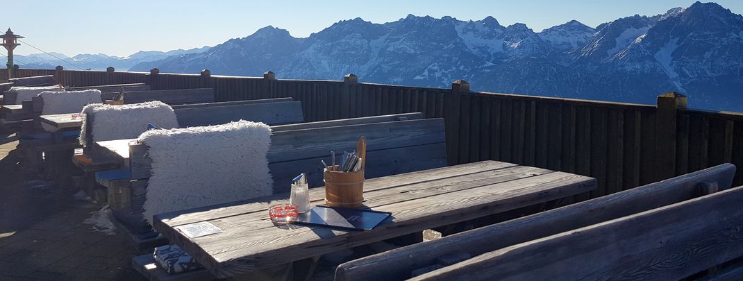 Das Steinermandl Panoramarestaurant ist die höchstgelegene Skihütte in Lienz.