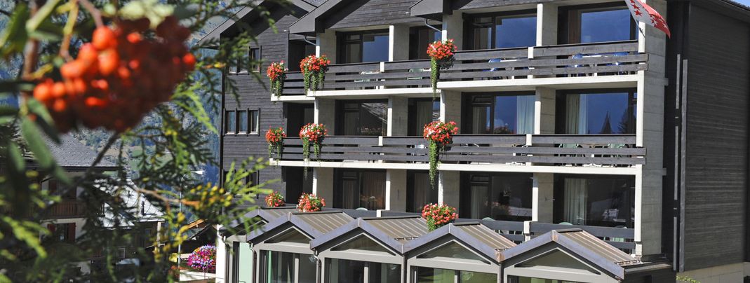 Aussenansicht Hotel Gädi Grächen