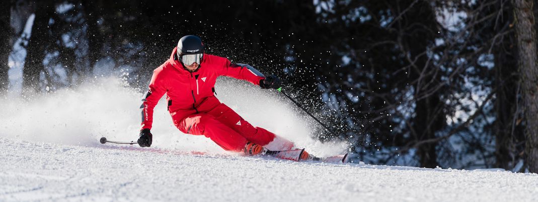 Dainese bietet innovative Schutzausrüstung für die Piste.