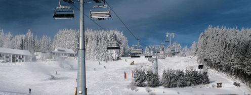 Nahezu auf Vollbetrieb läuft das Skigebiet Willingen am Karnevalswochenende.