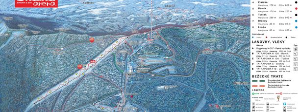 Detaillierte Infos zum Skiurlaub im Skigebiet Skalka pri Kremnici
