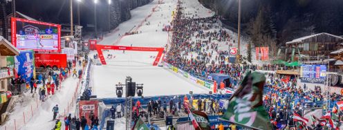 Über 10.000 Zuschauer werden wieder zum Nachtslalom in Flachau erwartet.