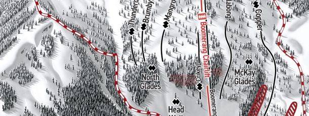 Pistenplan Mount Washington - Outback