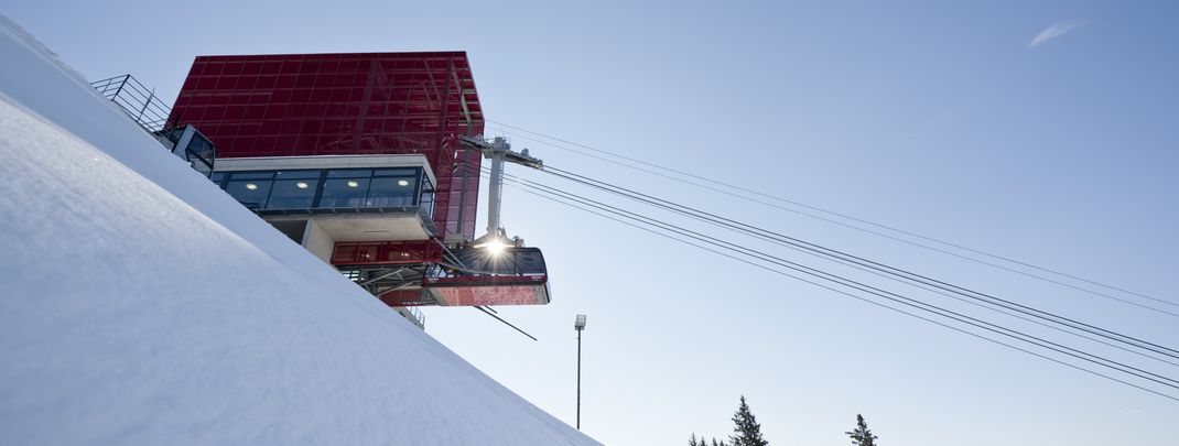 On top of Meran 2000 - dem Haus-Skigebiet der Meraner.