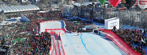 Zwei Abfahrten und ein Slalom stehen heuer in Kitzbühel am Programm.