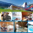 Directly at the center of all lift facilities of the skiing region ``Ski Amade``