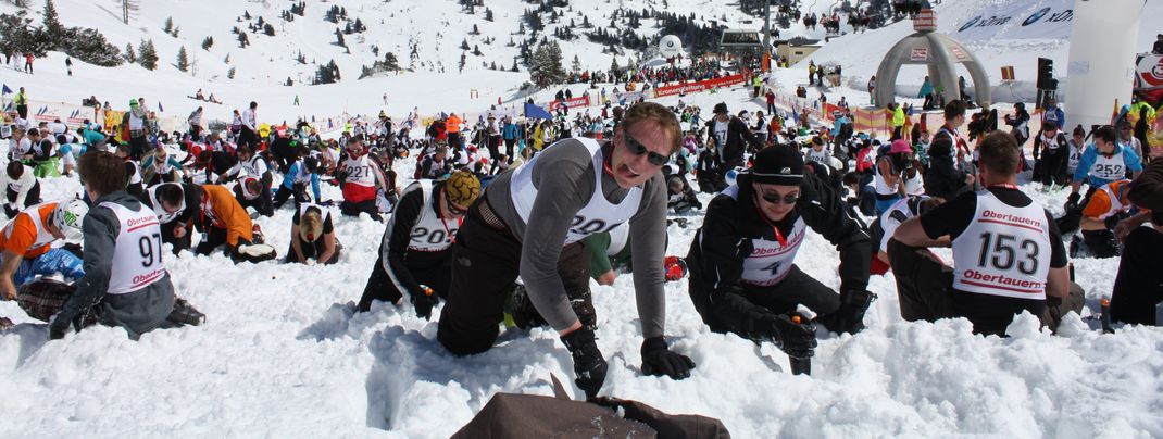 Beim Gamsleiten Kriterium in Obertauern wird nach den besten Preisen gebuddelt.