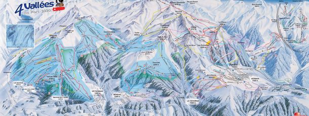 Trail Map 4 Vallées