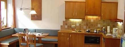 Kitchen in apartment Sonnenblick