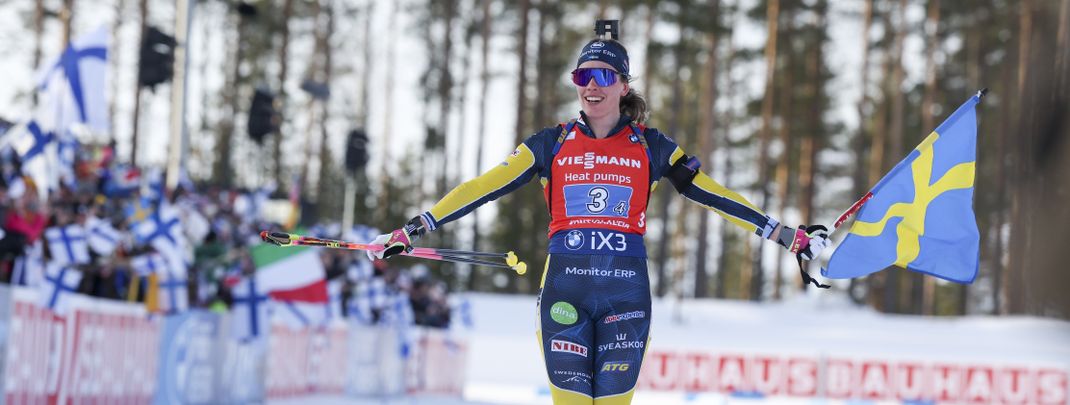 Überlegener schwedischer Sieg für Elvira Öberg und ihr Team.