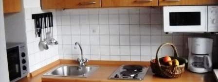 Küche m. Geschirrspüler, Tischbackofen