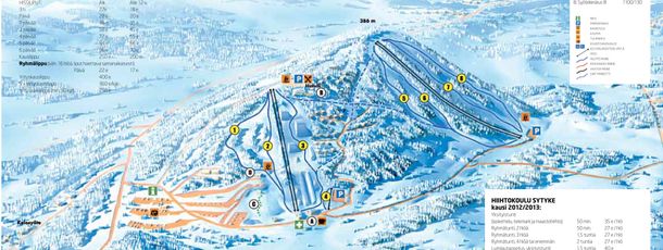 Detaillierte Infos zum Skiurlaub im Skigebiet Pikku Syöte