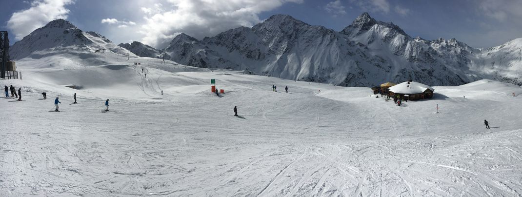 Ein tolles Bergpanorama bis auf 2525 Meter erwartet Wintersportler im Skigebiet St. Jakob im Defereggental.