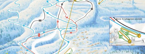 Information about the ski resort Vradal