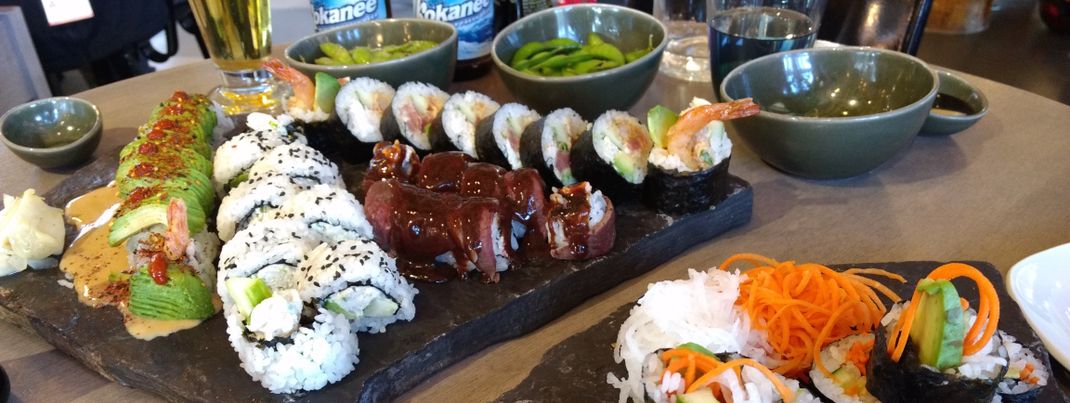 Die Qualität des Sushis ist hervorragend, der Geschmack sogar noch besser