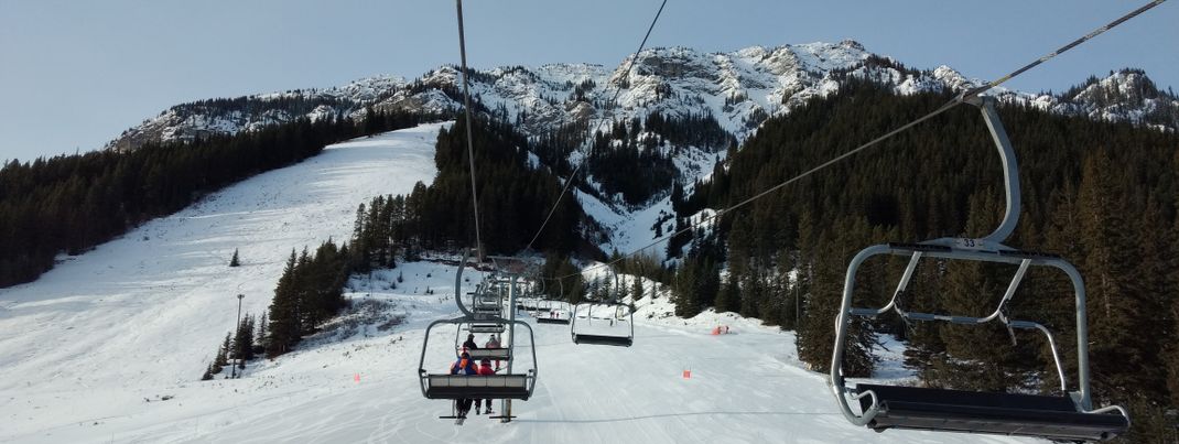 Im oberen Bereich des Skigebiets verstecken sich einige Freeride -Pisten