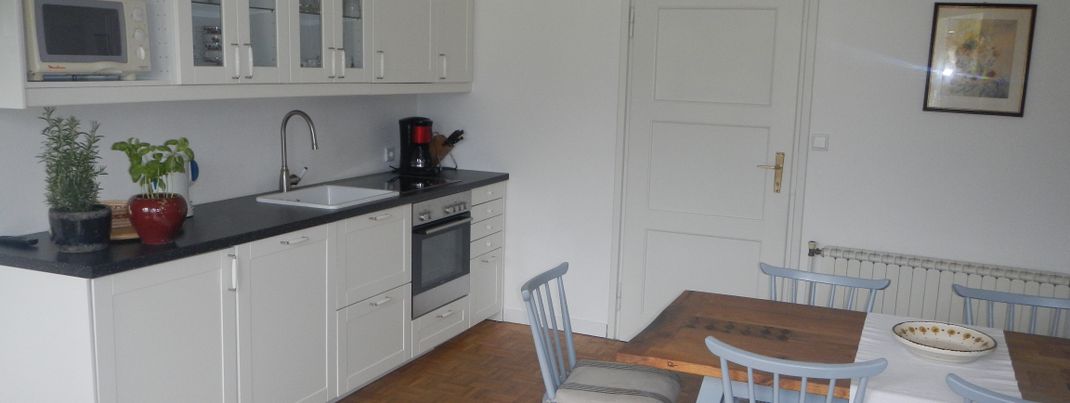 Wohnküche in der Ferienwohnung