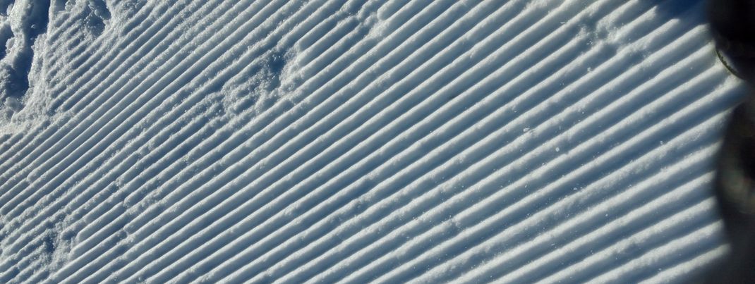 Die Pistenpräparierung ist im Big White Ski Resort hervorragend