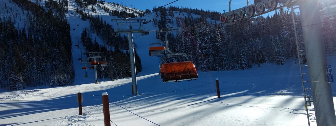Auch ein kuppelbarer Lift sorgt für trockene Liftfahrten
