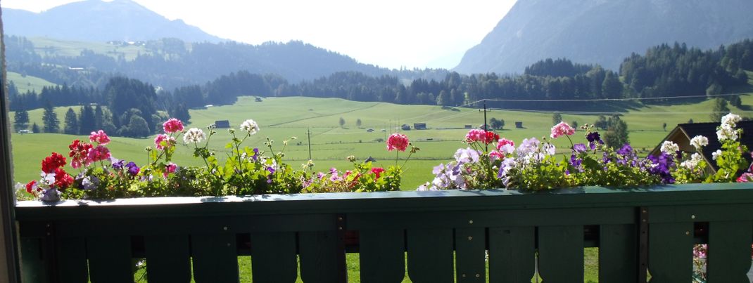 aussicht Ferienwohnung mit Balkon