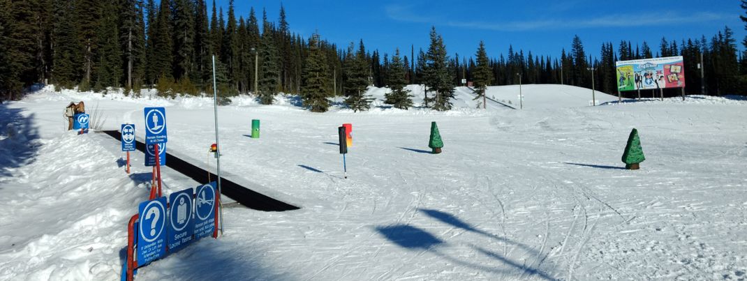 Kinder finden im Adventure Park auch ein kleines Kinderland mit Zauberteppich