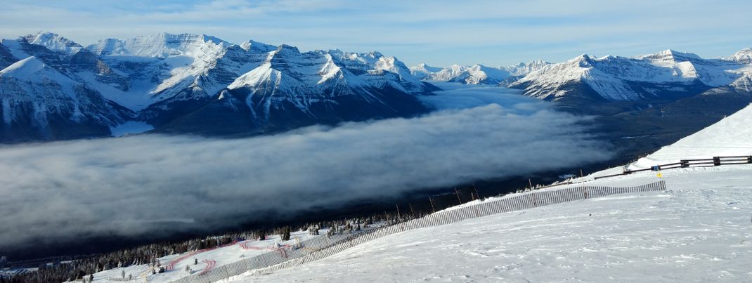 Eine Talfahrt ist nahezu überall auf einer grünen leichten Piste möglich