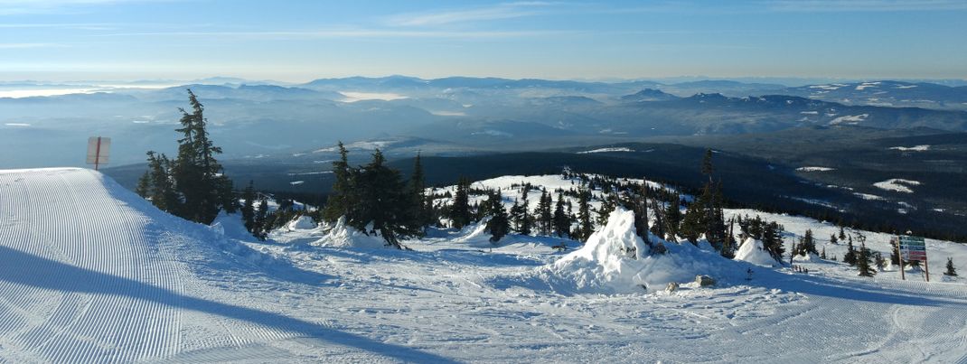 Großartiges Panorma, gut präparierte Pisten und tolles Genussskifahren in Big White